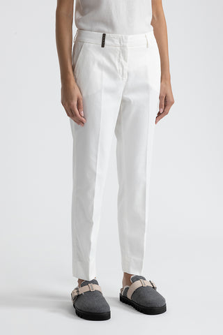 Iconic 4718 cotton silk gabardine and tencel trousers