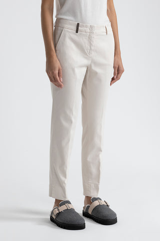 Iconic 4718 cotton silk gabardine and tencel trousers