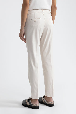 Iconic 4718 cotton silk gabardine and tencel trousers