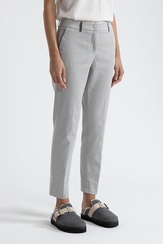 Iconic 4718 cotton silk gabardine and tencel trousers