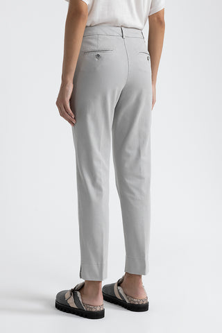 Iconic 4718 cotton silk gabardine and tencel trousers