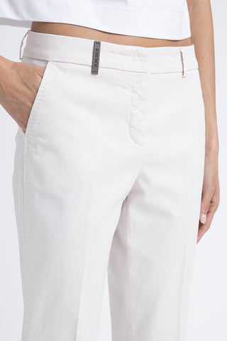 Iconic 4718 cotton silk gabardine and tencel trousers