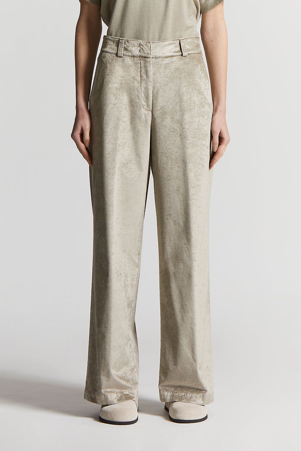 パンツ PESERICO Women Pants P0471801037075 Grey Women's Pants and Shorts Made in Italy | Peserico US