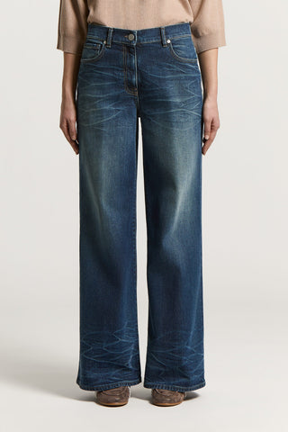 Cotton twill jeans