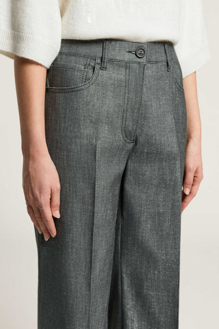 Cotton gabardine jeans