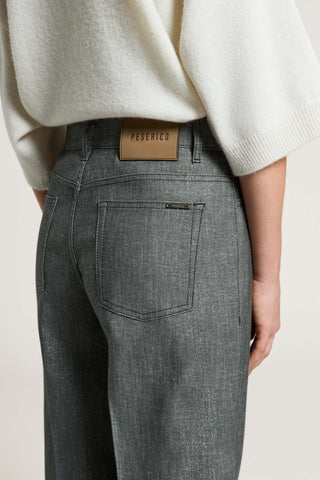 Cotton gabardine jeans