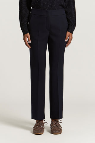 Cropped flared trousers