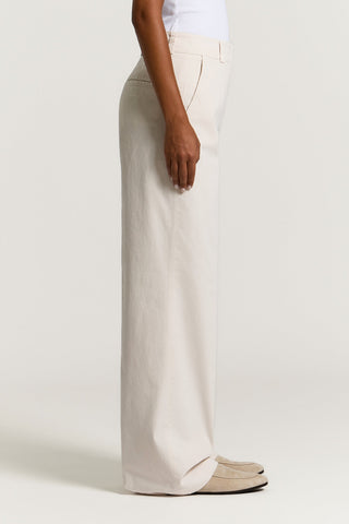Cotton gabardine trousers