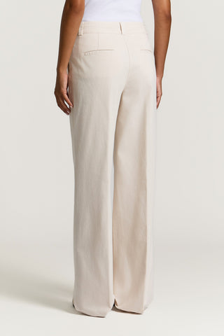 Cotton gabardine trousers