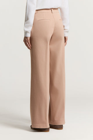 Cotton gabardine trousers