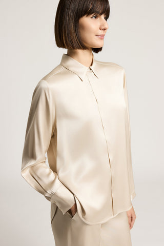 Viscose satin shirt