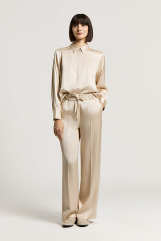 Viscose satin shirt