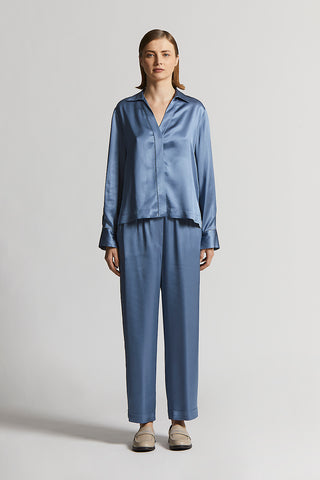 Viscose satin shirt