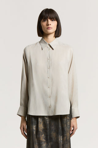 pure silk dress shirt LILYSILK Female Silk Shirts - Natural White 100% Grade 6A Silk