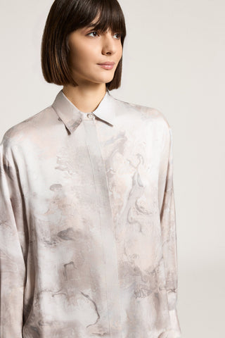 Fluid viscose shirt