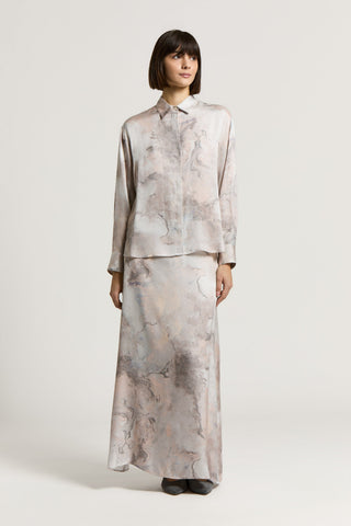 Fluid viscose shirt