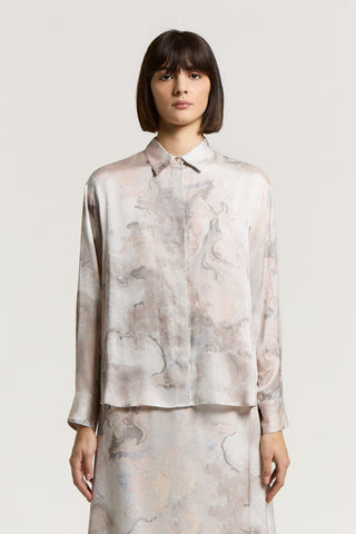 Fluid viscose shirt