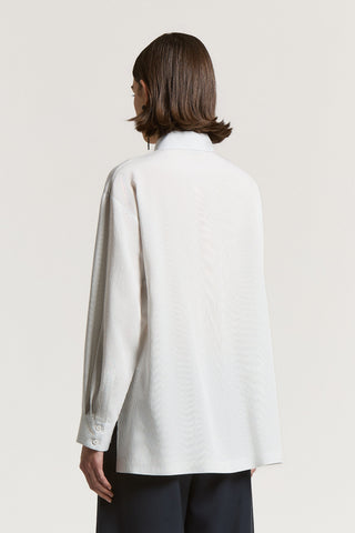 Peach-hand viscose shirt