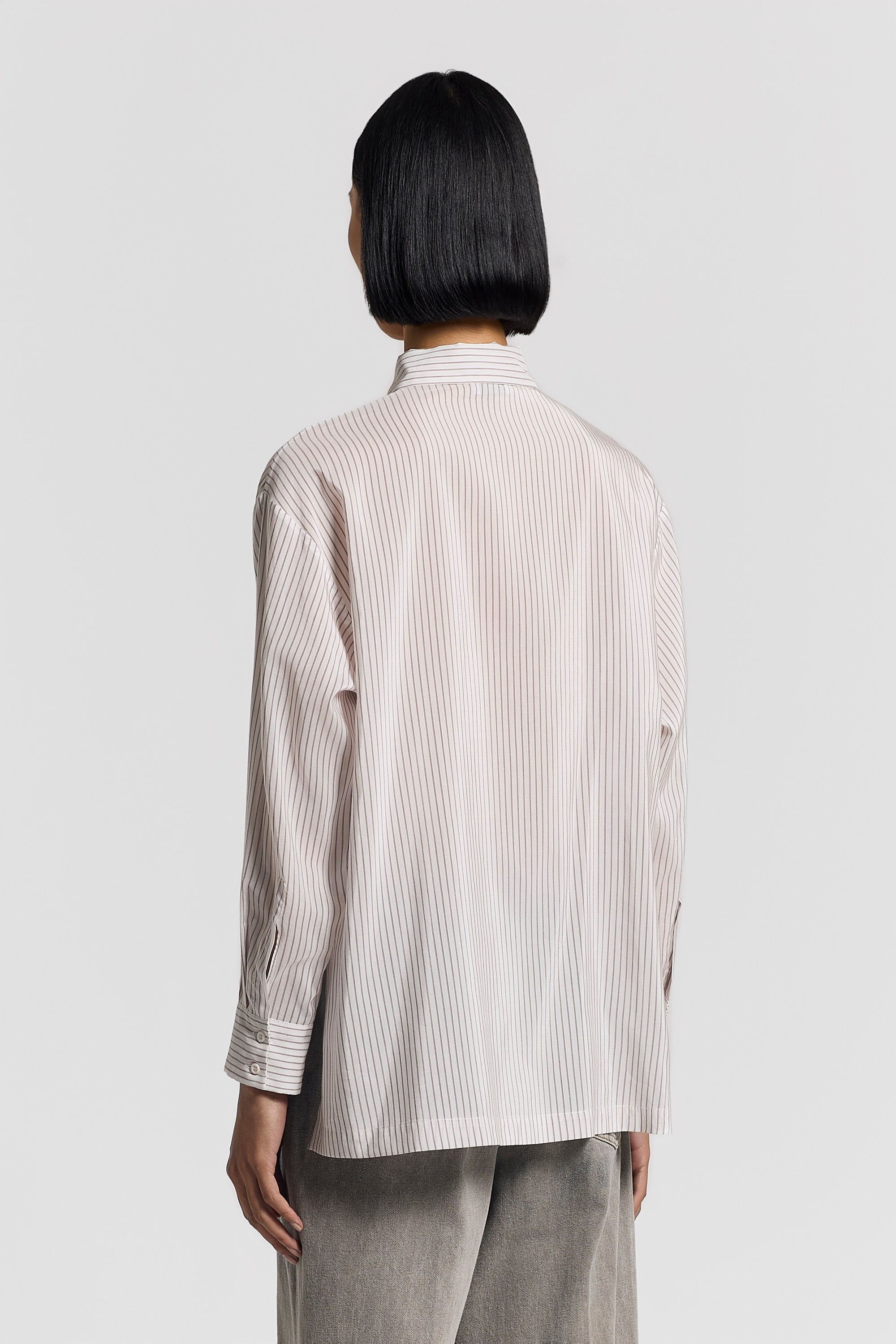 Silk and cotton organza shirt | Peserico US