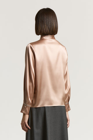 Silk satin shirt