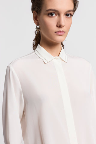 Silk crepe de chine shirt