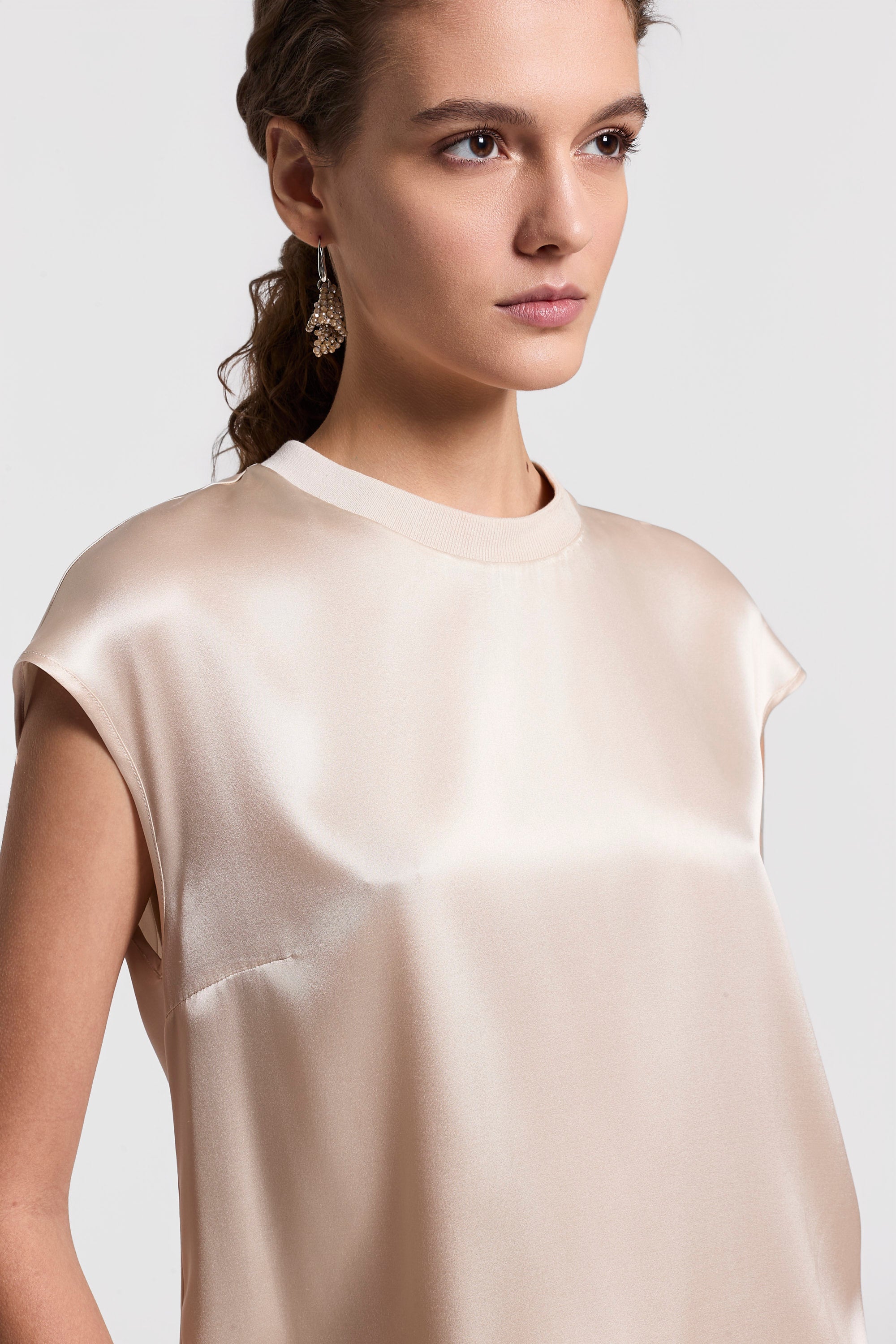 PESERICO トップス Viscose-blend satin top | Peserico US