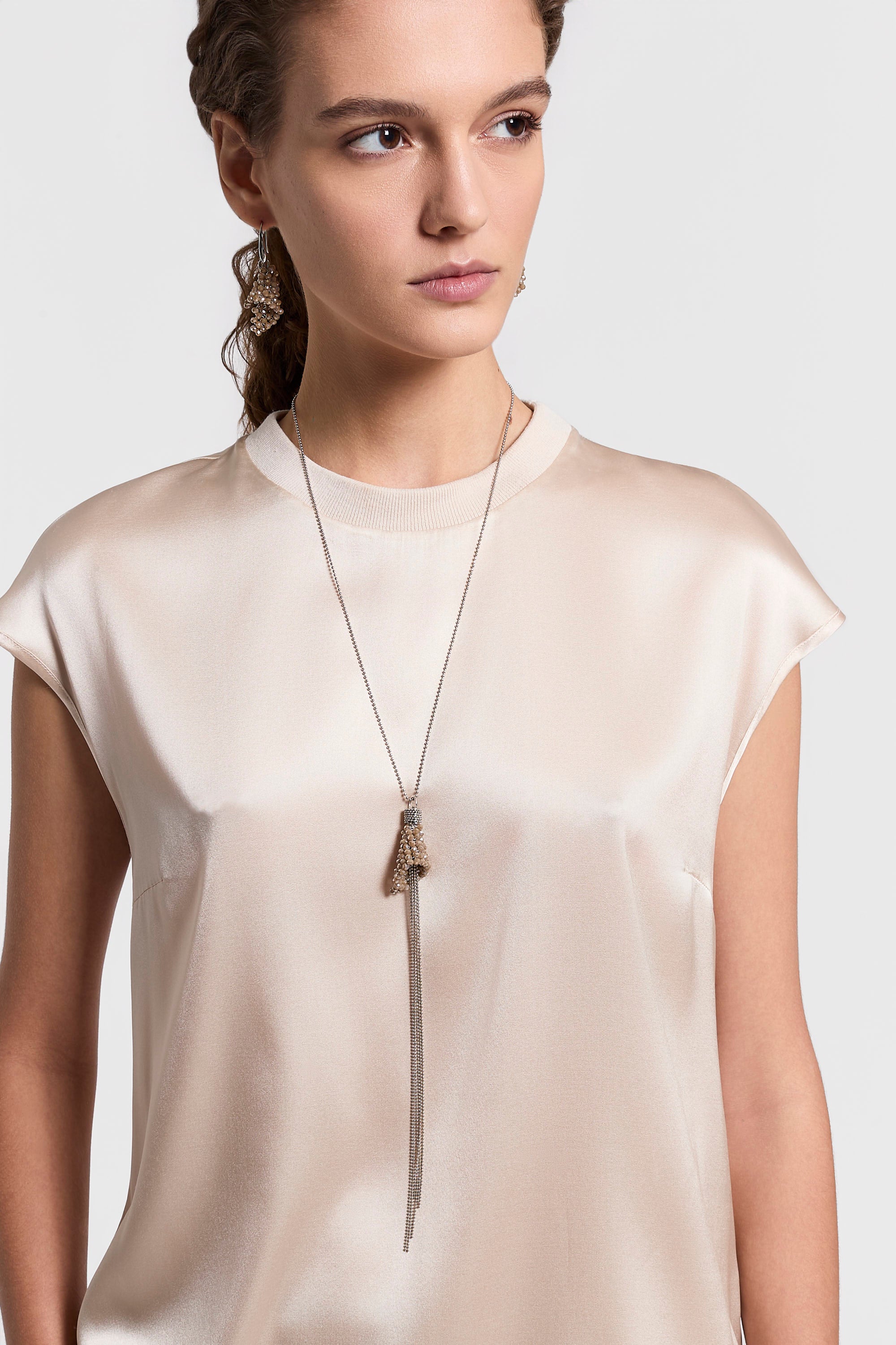 PESERICO トップス Viscose-blend satin top | Peserico US