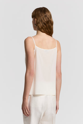 Silk crepe de chine top