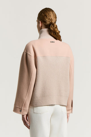 Cashmere and wool-blend jacket