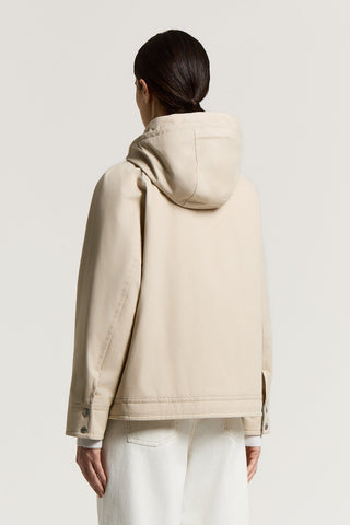 Cotton-blend twill jacket