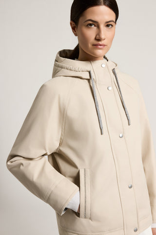 Cotton-blend twill jacket
