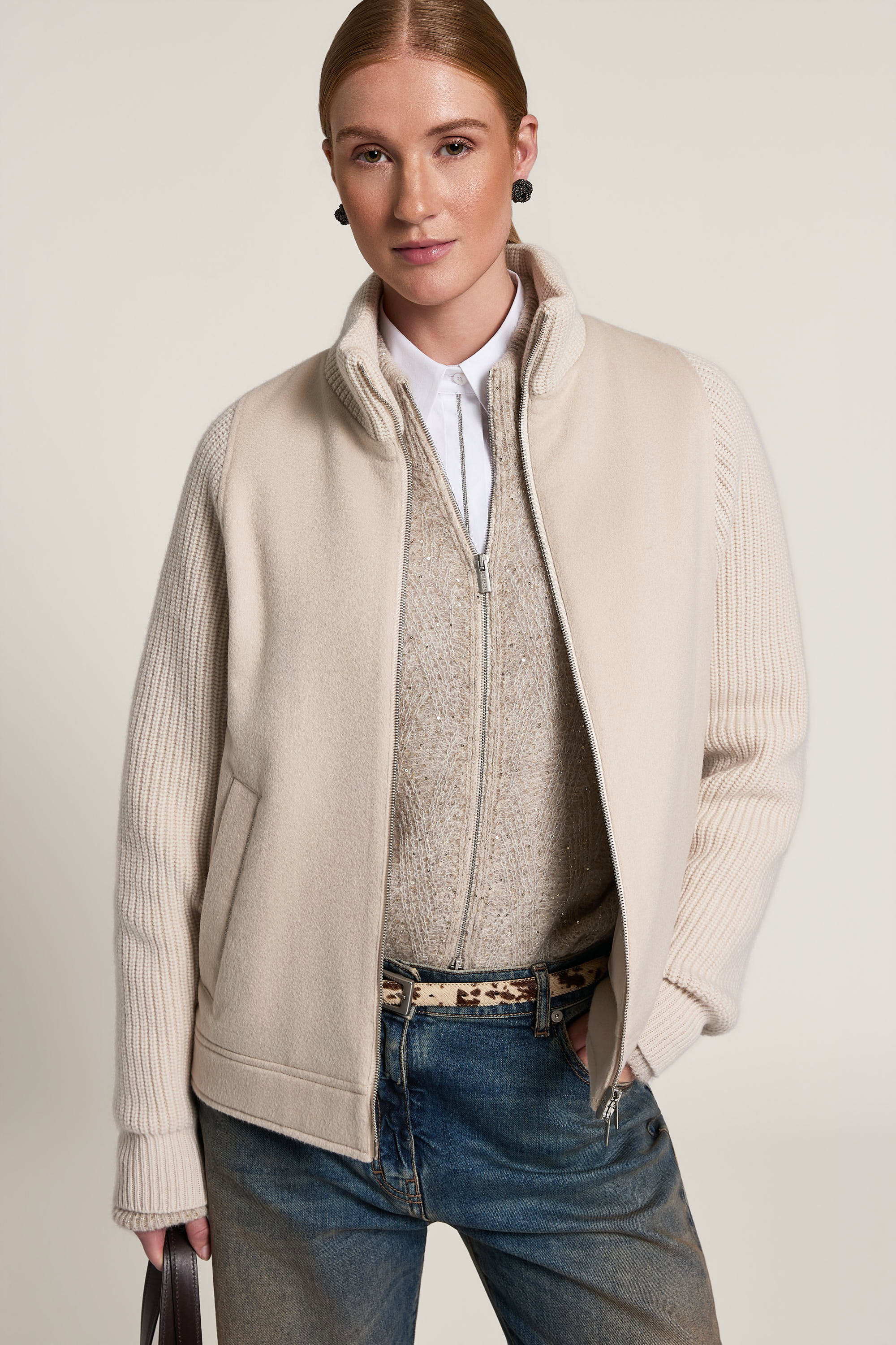 Peserico ウール&カシミヤコート Transition Fall Winter 2026 Looks | Peserico US