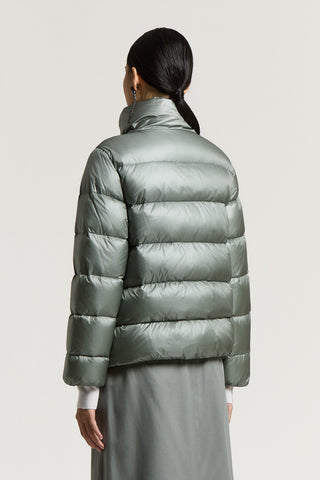 Mock neck down jacket