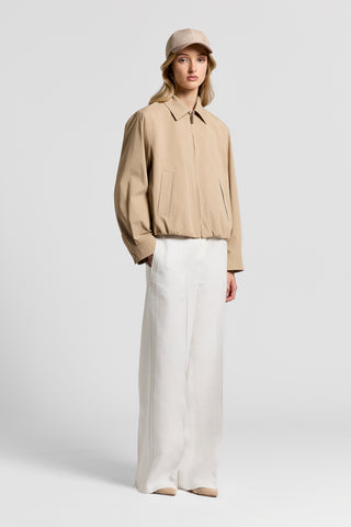 Cotton and nylon canvas jacket