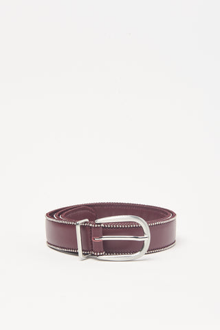 Genuine leather belt