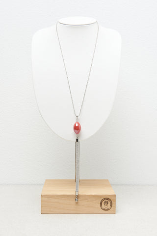 Long necklace with Murano glass pendant