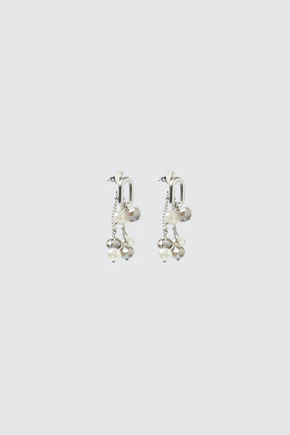 Glass crystal earrings