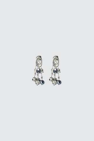 Glass crystal earrings