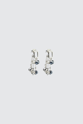Glass crystal earrings