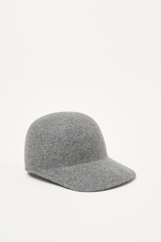 Wool felt baseball cap 1 / 2