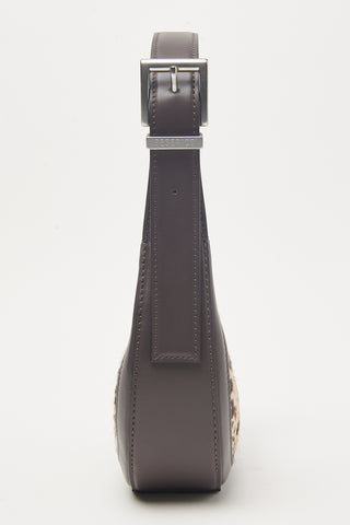 Genuine leather moonbag