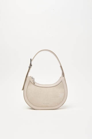 Genuine leather moon bag