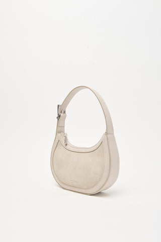 Genuine leather moon bag