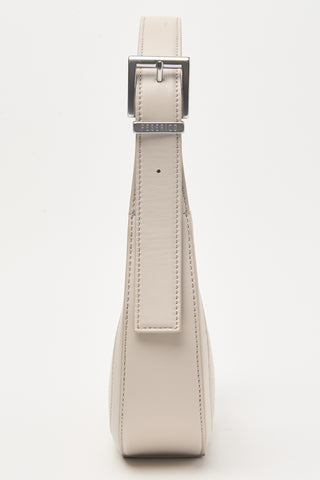 Genuine leather moon bag