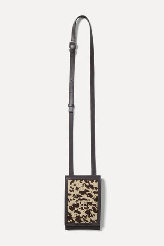 Genuine leather phone holder
