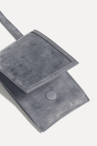 Genuine leather phone holder