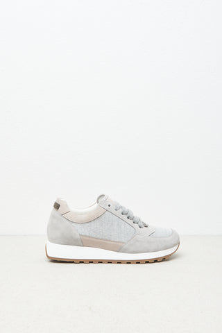 Suede nubuck leather sneakers