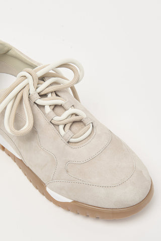 Suede sneakers
