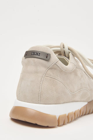 Suede sneakers