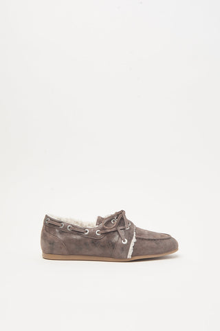Suede loafers